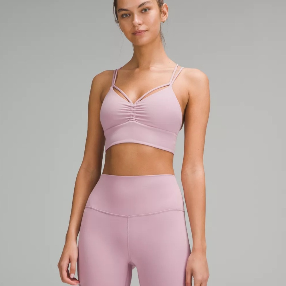 Lululemon Nulu Strappy Yoga Bra | Size 10 | Pink